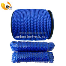 3 strand pe color nylon rope / cord with 2mm, 3mm ,4mm-16mm diameter 3 inch rope